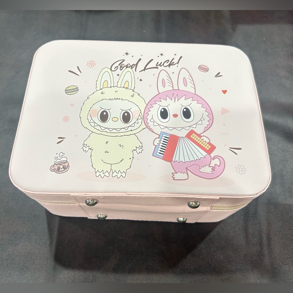 Pink The Monsters hard Cosmetic Case